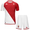 Officiële Voetbalshirt + Korte Broek AS Monaco Thuis 2023-24 - Kids